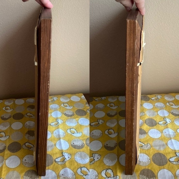 Vintage cross stitch city scene framed tapestry - Picture 14 of 16